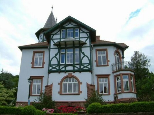 Denkmalgeschützte Villa Fenster